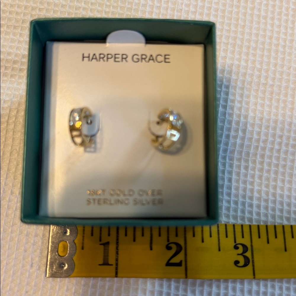 Harper Grace Gold and Silver Earrings - Picture 7 of 9